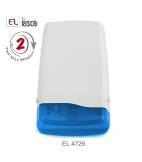 Sirene exterior sem fios EL-4726 para central iConnect 2-Way da Electronics Line