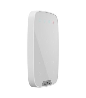 Teclado wireless bidirecional branco para alarmes Ajax