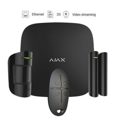 Kit di allarme wireless Ajax AJ-HUBKIT-B Black
