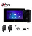 Kit videocitofono IP, WIFI, Dahua composto da VTO2111D-WP + VTH5221DW