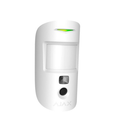 Ajax Motioncam - Rivelatore di movimento con fotocamera, Bianco