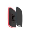 Sirène extérieure sans fil noire avec couvercle personnalisable Ajax StreetSiren DoubleDeck