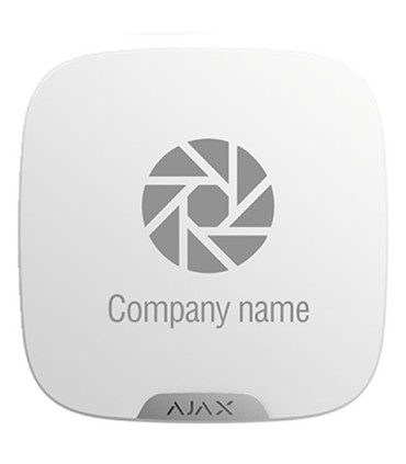 White customizable cover for Ajax siren STREETSIREN DOUBLEDECK