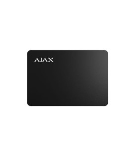 Tarjeta Pass negro para habilitar y deshabilitar los sistemas de alarma Ajax a través de Keypad Plus