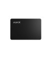 Carte Pass noir pour activer et désactiver les systèmes d'alarme Ajax via Keypad Plus