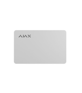 Tarjeta Pass blanco para habilitar y deshabilitar los sistemas de alarma Ajax a través de Keypad Plus