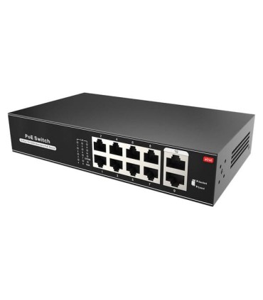 100W PoE Switch 8 PoE ports + 2 Up-link ports