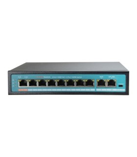 Switch HiPoE 144W 8 porte + 2 Uplink Giga