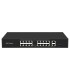 Swich PoE 300W 16 portas + 2 Uplink RJ45 Gigabit + 1 SFP
