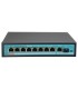 Swich HiPoE 120W 8 portas PoE + 1 Uplink + 1 SFP Gigabit