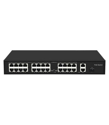 300W PoE Switch 24 PoE ports + 2 Uplink Gigabit Port + 1 Gigabit SFP