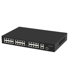 Switch PoE 300W 24 porte PoE + 2 Gigabit Port + 1 SFP Gigabit