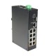 Switch PoE 96W 8 Porte PoE + 1 Porta Uplink RJ45 + 1 porta SFP Combo