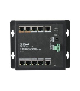 Switch HiPoE 96W 8 portas PoE + 2 uplink RJ45 + 1 SFP