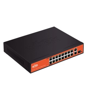 Switch Wi-TEK HiPoE 200W 16 ports PoE