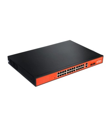 Switch HiPoE Wi-TEK da 250W 24 porte PoE