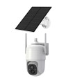 Battery-powered WIFI IP camera with solar panel