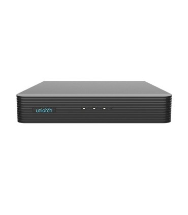 Registratore IP Uniarch con 4 canali e 4 porte PoE