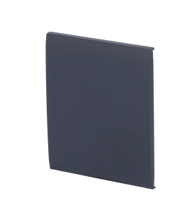 Bouton tactile pour interrupteur d'éclairage couleur graphite
