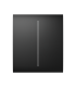 Painel de toque para duplo interruptor de luz cor preto