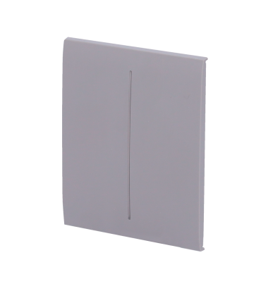 Pannello touch per doppia accensione  colore grigio