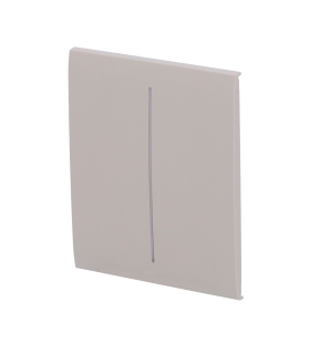 Panneau tactile pour double interrupteur couleur olive