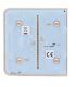 Panel táctil Ajax Sidebutton para un interruptor de luz, RAL 1013 Color marfil