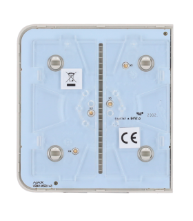Painel táctil Sidebutton Ajax para um interruptor de luz, RAL 9002 Cor de pérola