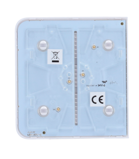 Panel lateral táctil Ajax Sidebutton para un interruptor de luz, RAL 9003 Color blanco