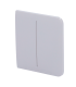 Pannello a sfioramento per un doppio interruttore della luce Colore nebbioso