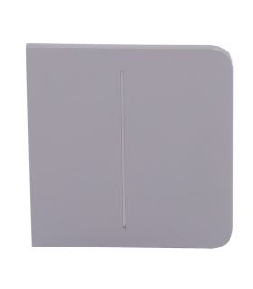 Touch panel for a double light switch Grey colour