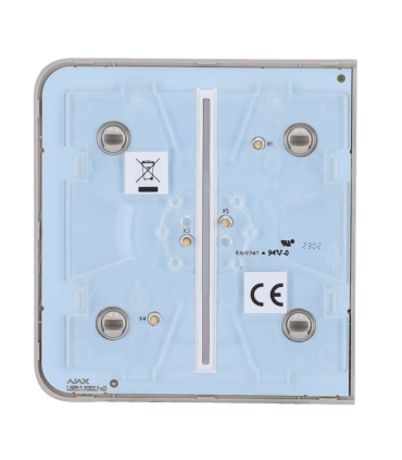 Panneau tactile pour un double interrupteur d'éclairage  Couleur olivâtre