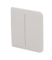 táctil para un interruptor doble de luz Color ostra