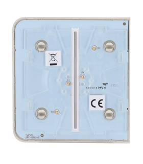 Painel táctil duplo para um interruptor de luz Cor de ostra