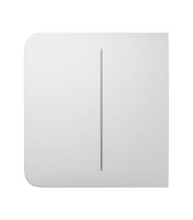 Panneau tactile pour un double interrupteur d'éclairage Couleur blanche