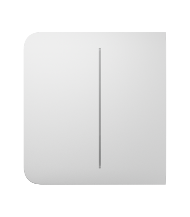 Touch panel for a double light switch white colour
