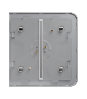 Touch panel for a double light switch white colour