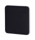Panel táctil para un interruptor de luz color negro