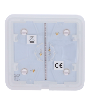 Touch panel for a light switch (white colour)