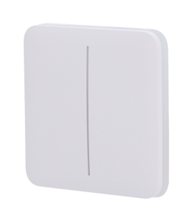 Panel táctil para interruptor de luz doble Color blanca