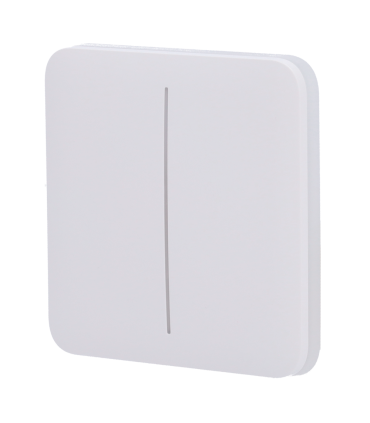 Touch panel for double light switch white colour