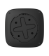Détecteur de fumée et CO noir FIREPROTECT2-HSC-RB-B