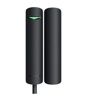 Detetor de contacto magnético para porta ou janela de tecnologia FIBRA em cor preto