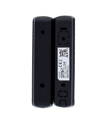 Detector de contacto magnético para puertas o ventanas con tecnología FIBRA en color negro