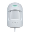 Detector de movimiento Ajax cableado con doble tecnología PIR y Microondas blanco