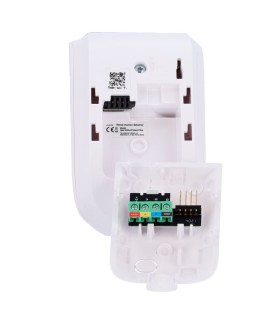 Detector de movimiento Ajax cableado con doble tecnología PIR y Microondas blanco