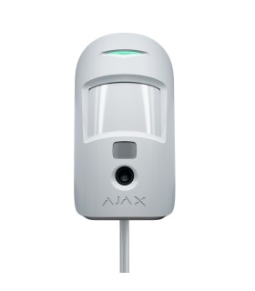 Detector de movimiento Ajax FIBRA blanco con colección de fotos y foto bajo pedido