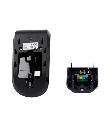 Detector de movimento Ajax FIBRA preto com recolha de fotos e foto a pedido