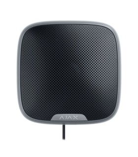 Sirena exterior negra para sistema Ajax Fibra, color negro