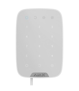 Teclado táctil branco para sistema Ajax Fibra